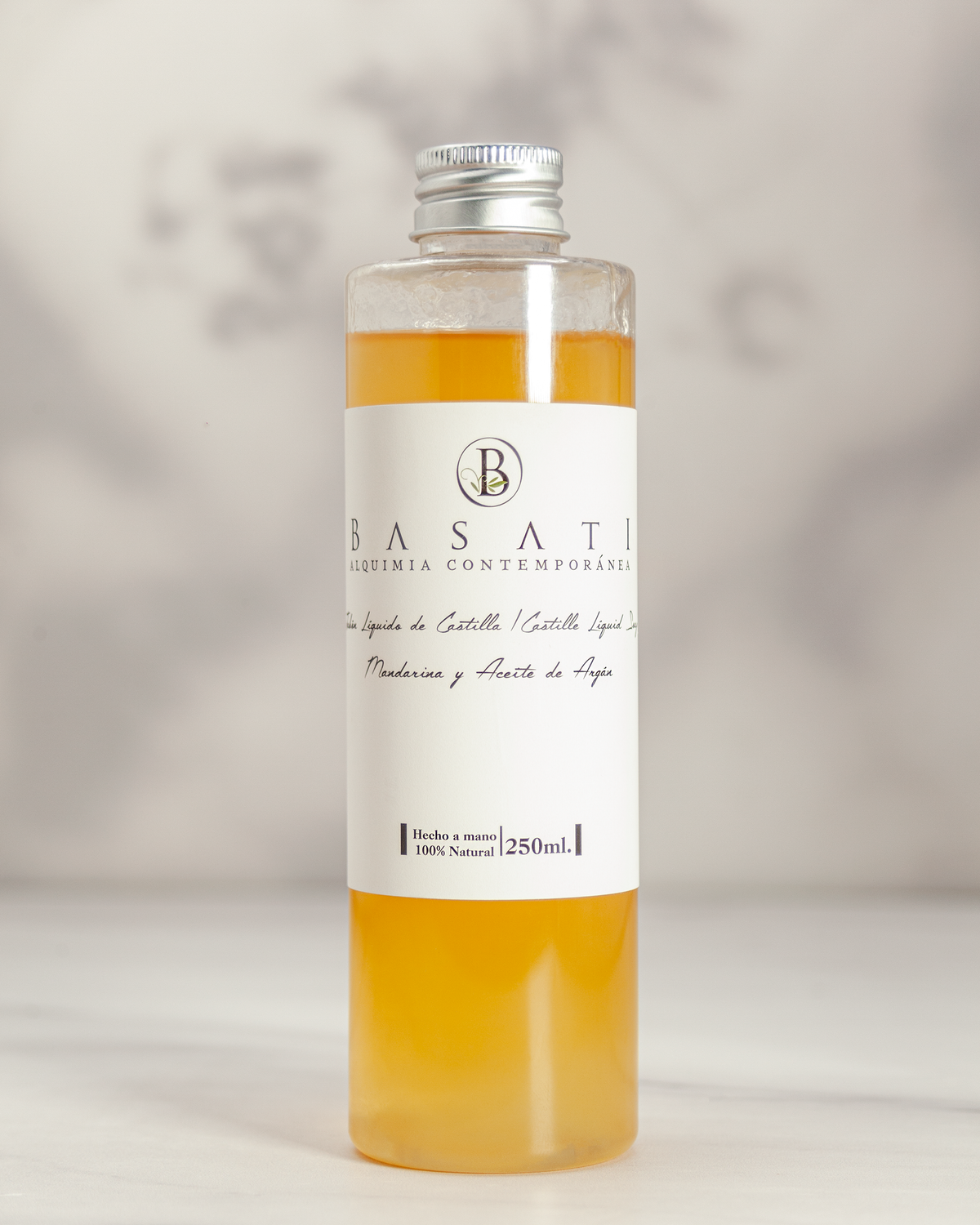 Jabón Líquido de Castilla con Mandarina y Aceite de Argán, 250ml
