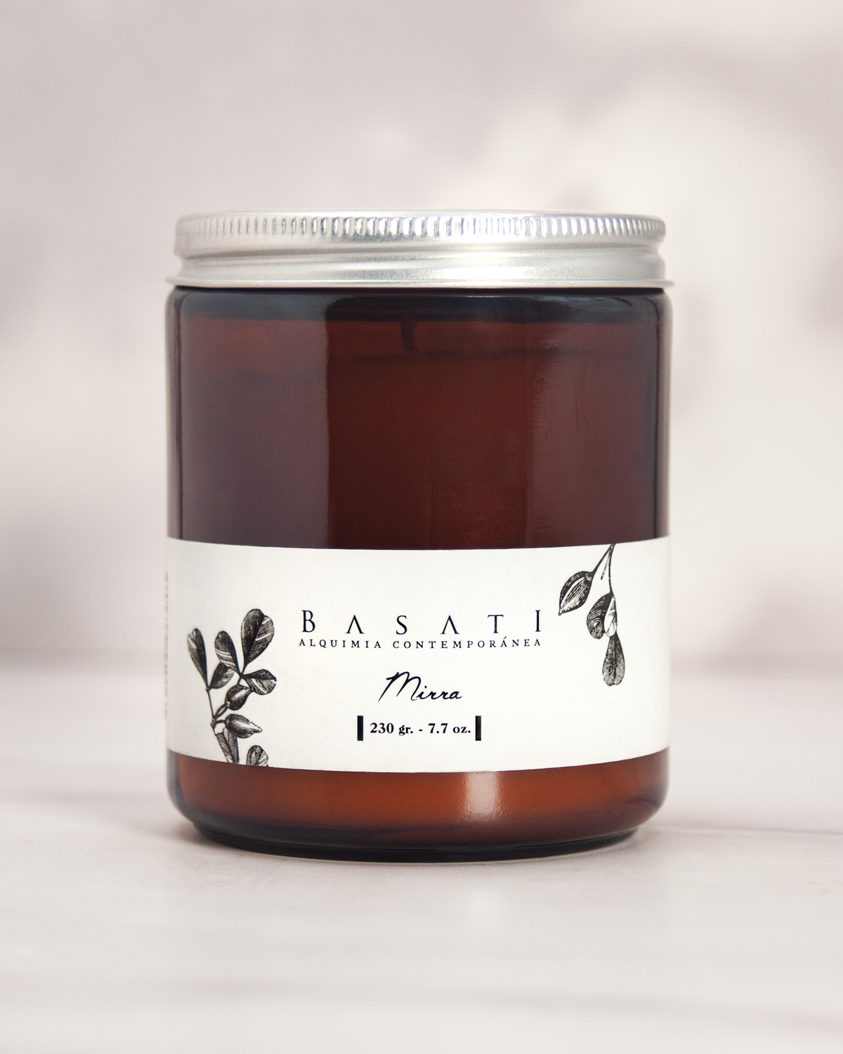 Vela Aromática Colección "Maderas Sagradas" Mirra, 230g