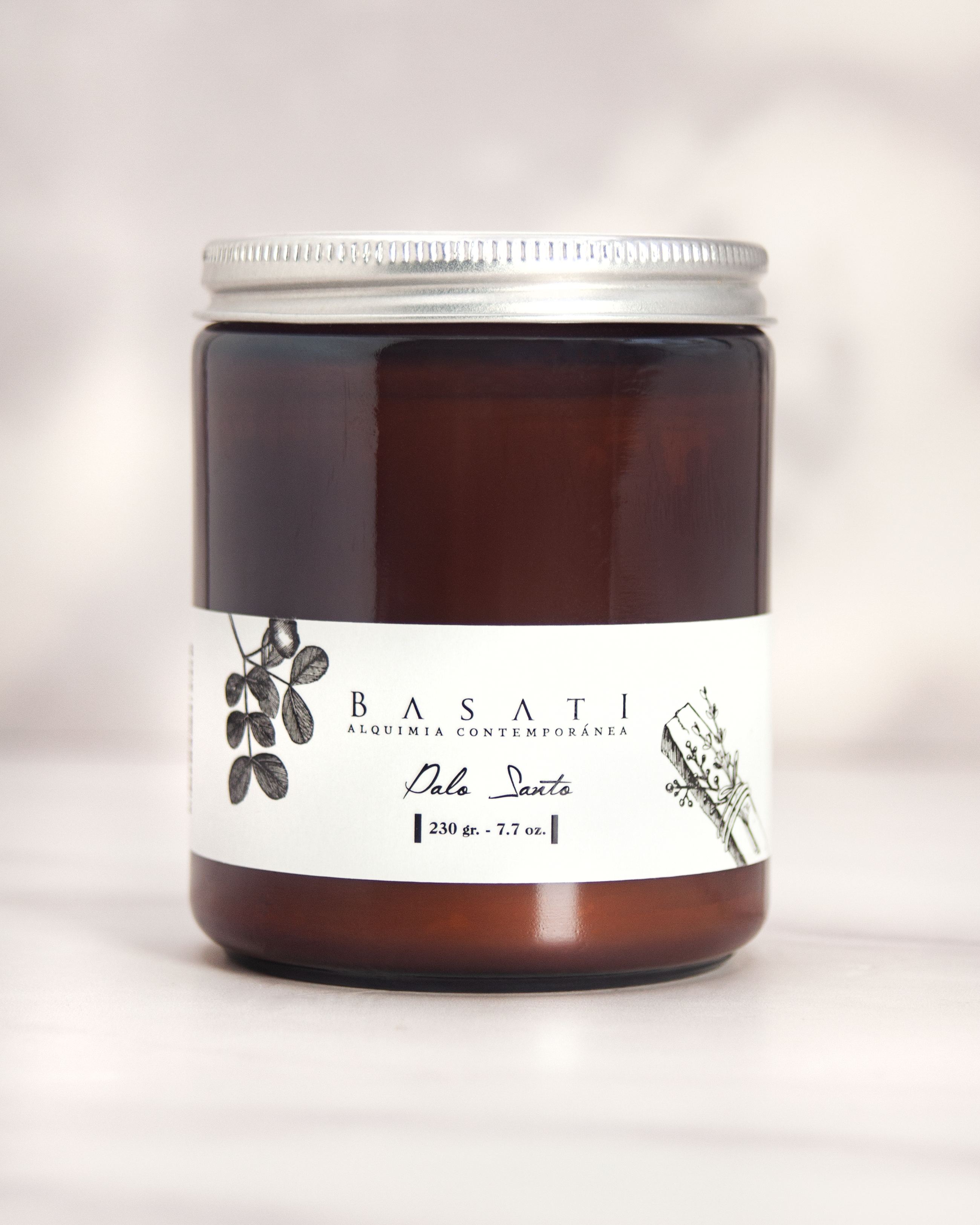 Vela Aromática Colección "Maderas Sagradas" Palo Santo, 230g