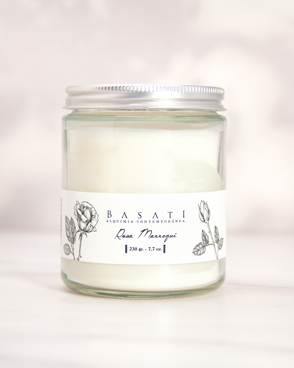 Vela Aromática Colección "Oriental" Rosa Marroquí, 230g