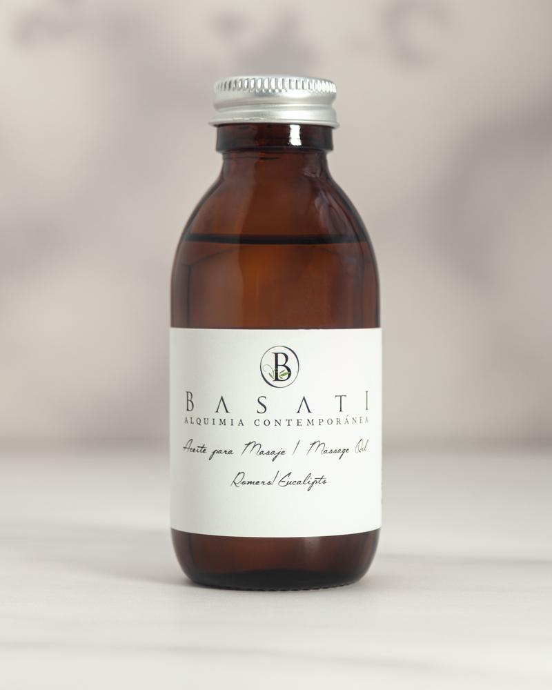Aceite para Masaje Romero Eucalipto,  120ml