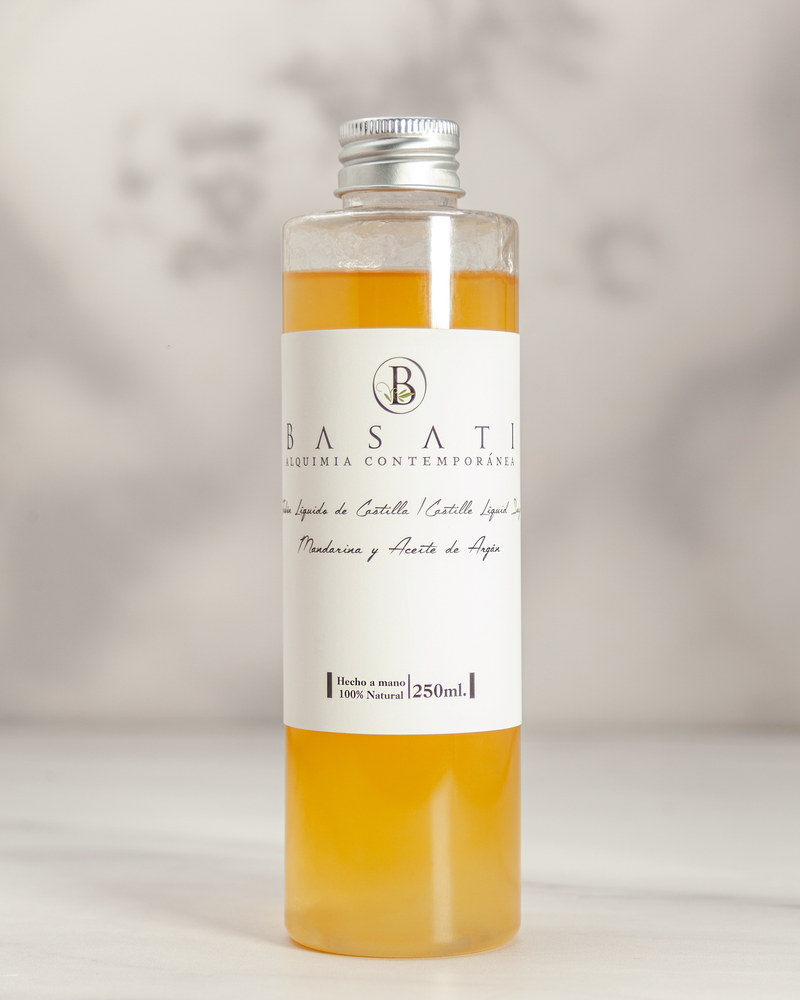 Jabón Líquido de Castilla con Mandarina y Aceite de Argán, 250ml