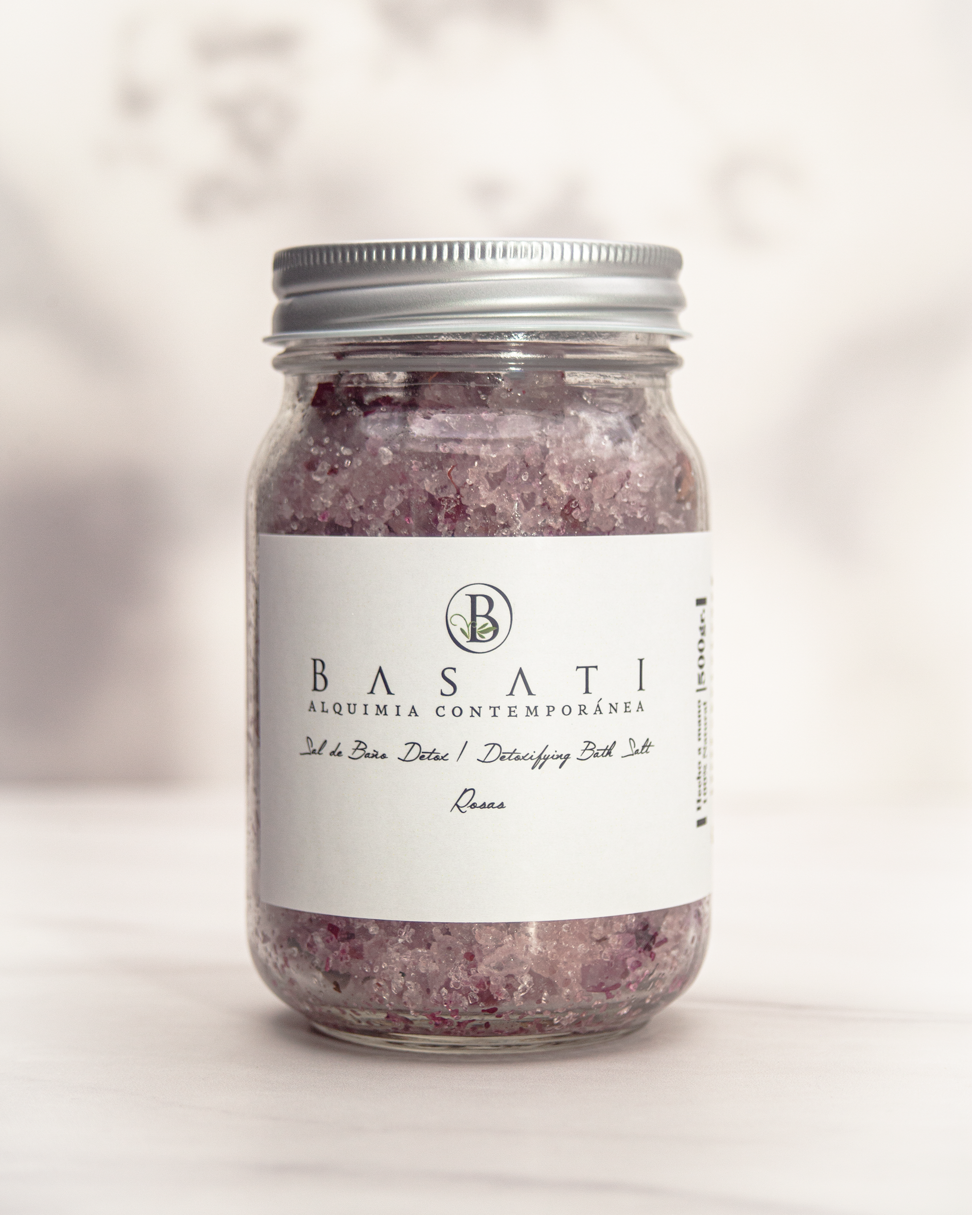 Sal De Baño Detox Rosas, 500g