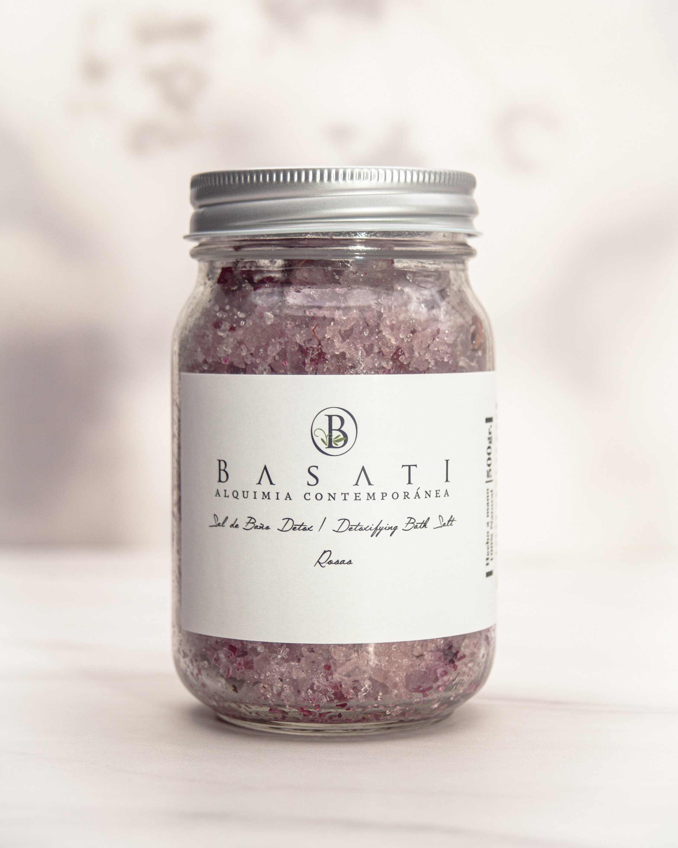 Sal De Baño Detox Rosas, 500g