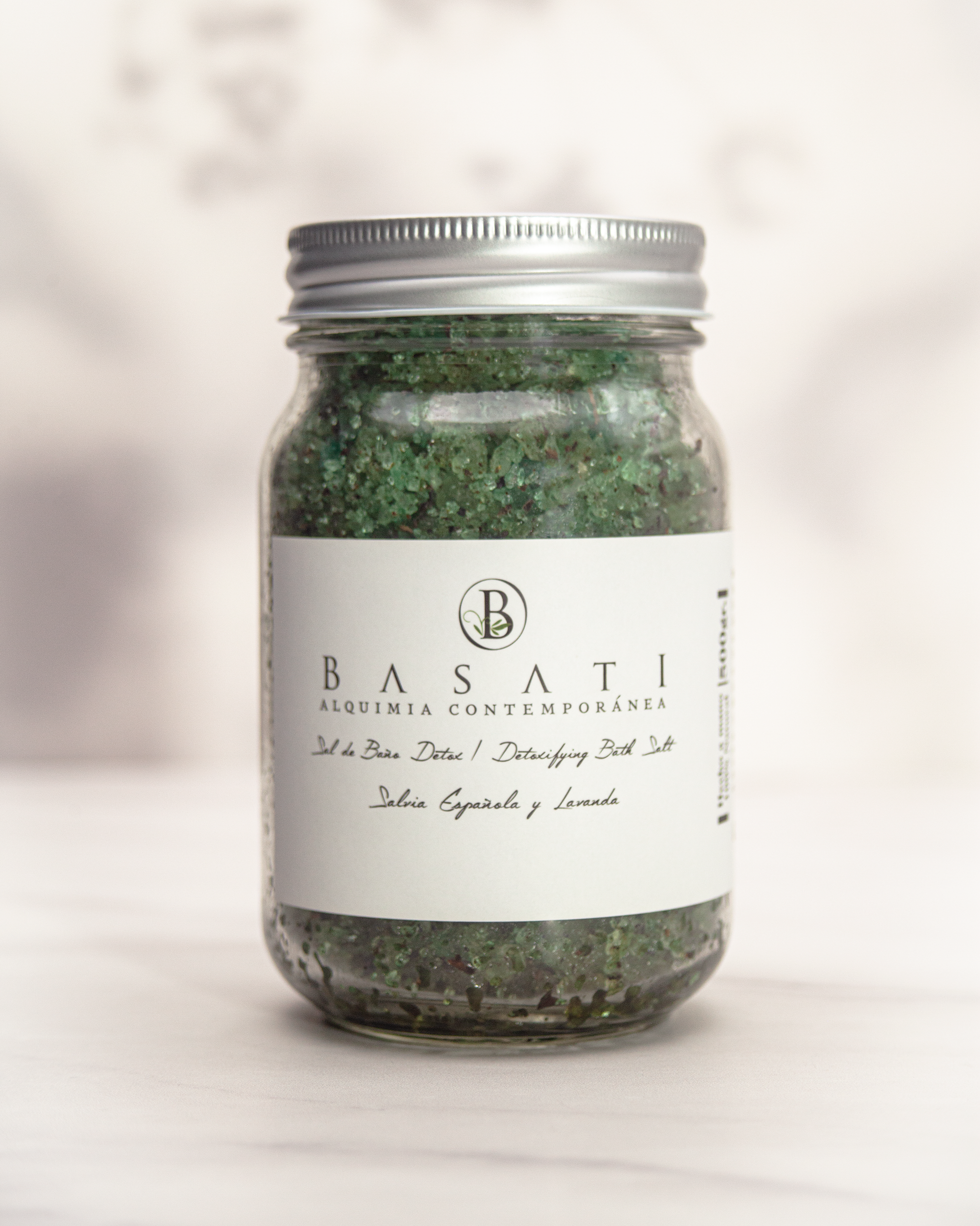 Sal De Baño Detox Salvia Española con Lavanda, 500g